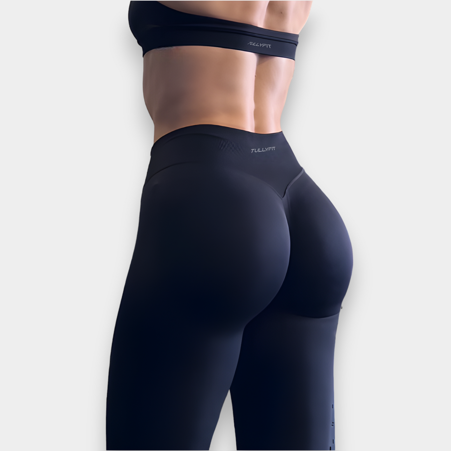 Scrunch Leggings Seamless - Black Void | Infinity