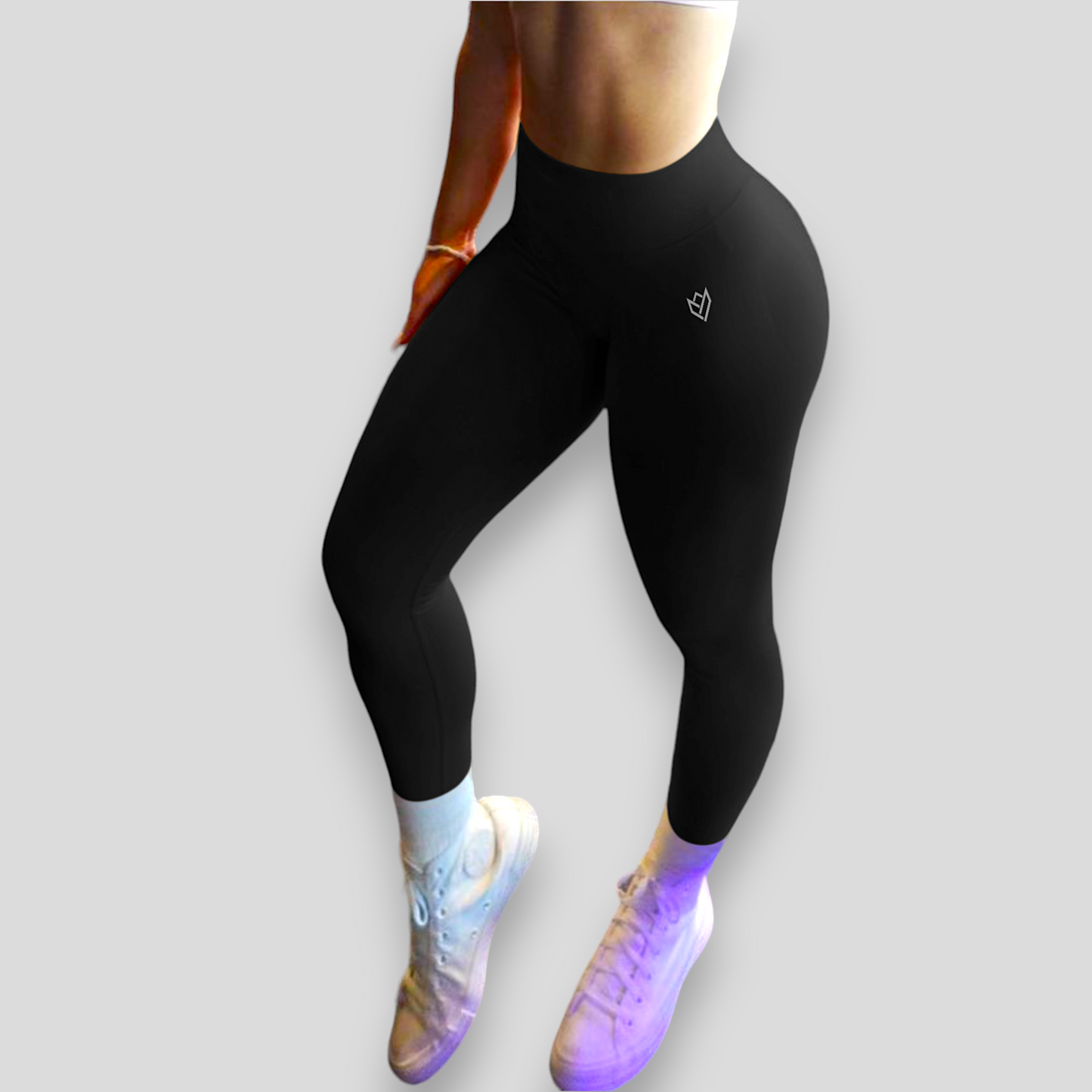 Scrunch Leggings Seamless - Black Void | Infinity