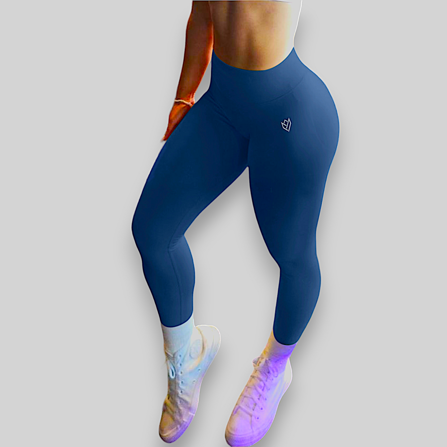 Scrunch Leggings Seamless - Navy Blue | Infinity